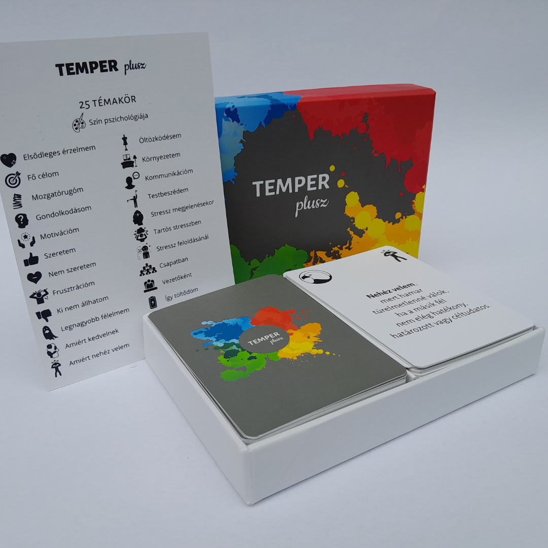 TEMPER PLUSZ - önismereti fejlesztő kártya